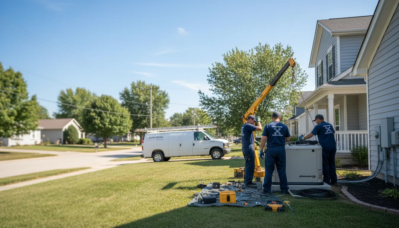 Generator Installation in Saint Anne, IL near me